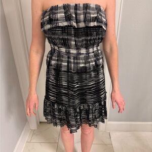 Fun strapless dress, great for party season!